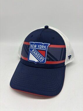 New York Rangers Fanatics NHL Pro Authentics SnapBack Mesh Hat Cap
